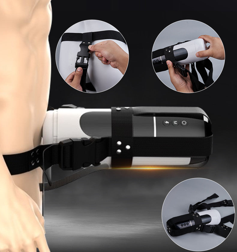 Saith Wearable 7 Thrusting & Vibrating Heating Vocable Masturbator Male Sex Toys