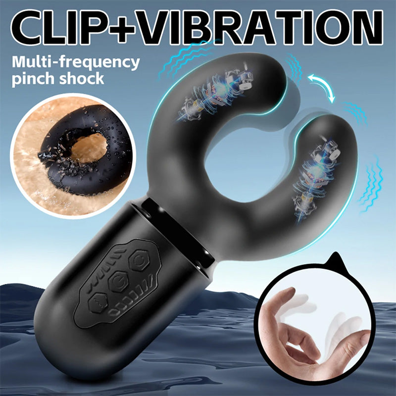 Men's Desensitization Trainer With Automatic Massage Clamp – Electric Glans Sensitivity Exerciser