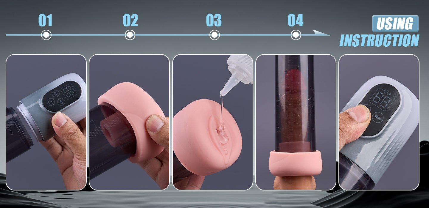 Moss - 4 IN 1 Vacuum Penis Pump with Multiple Training modes for the Training Season