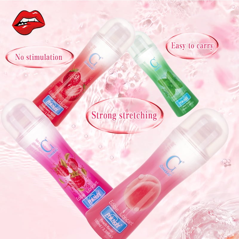 Fruits Flavor 3.38 Fl Oz Personal Lubricants Water Based Sex lube for Oral Sex Fantasy